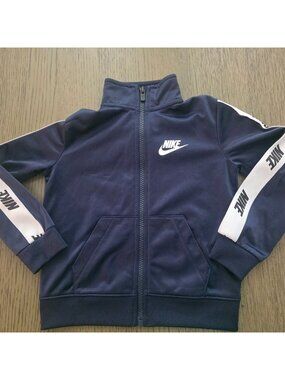 Nike Toddler Boys Blue White Track Jacket 3T